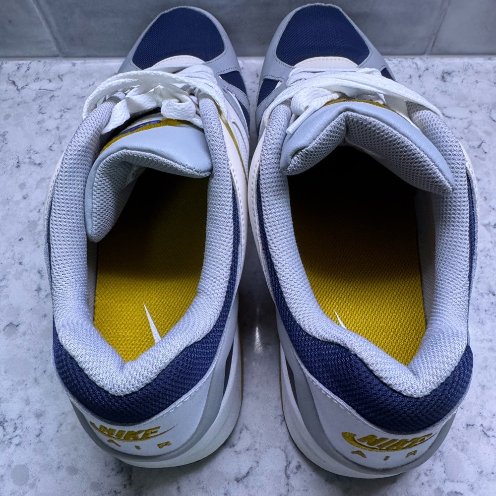 Nike Air Structure Sneakers Triax 91  Mens Size 10.5 Citron,White, Navy,Gray - Picture 5 of 9
